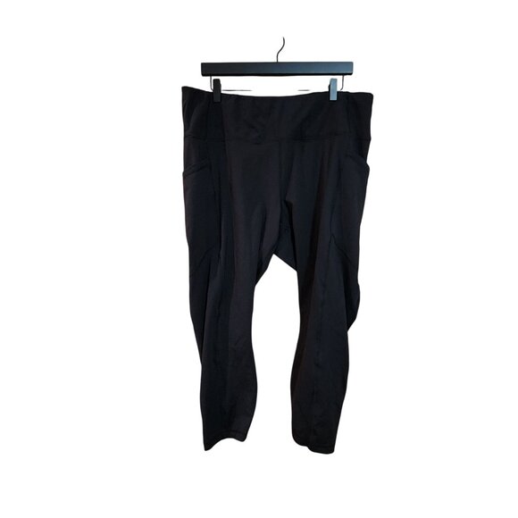 Yogalicious Lux 3X Black High-Waist Leggings With Pockets - Picture 1 of 4